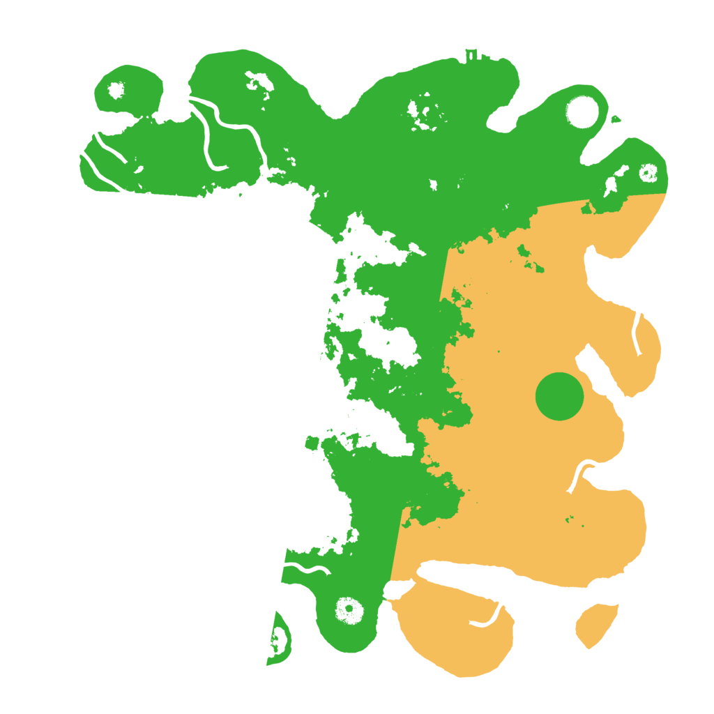 Biome Rust Map: Procedural Map, Size: 3900, Seed: 76473692