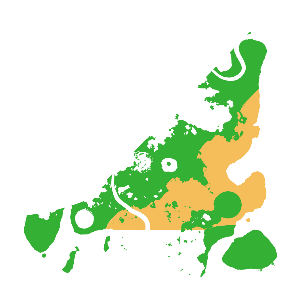 Biome Rust Map: Procedural Map, Size: 3000, Seed: 307385