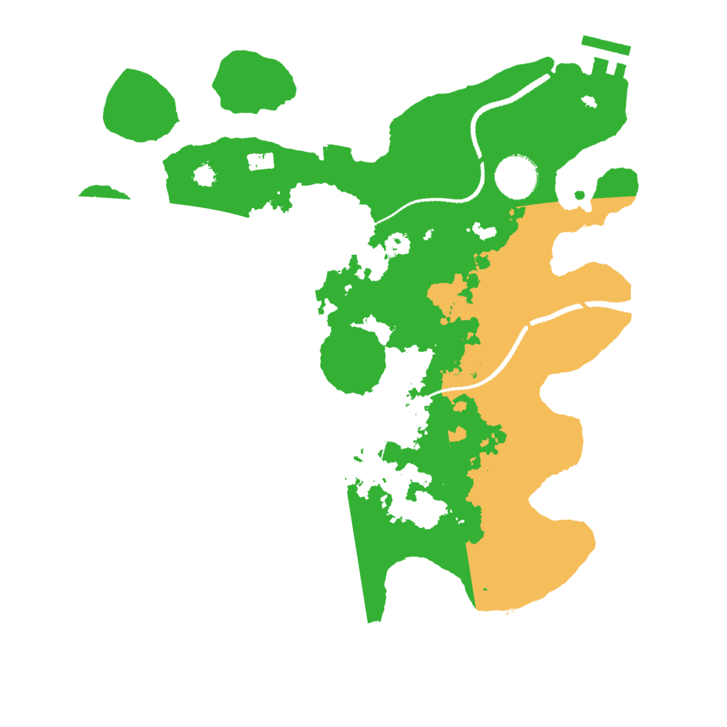Biome Rust Map: Procedural Map, Size: 3000, Seed: 309503