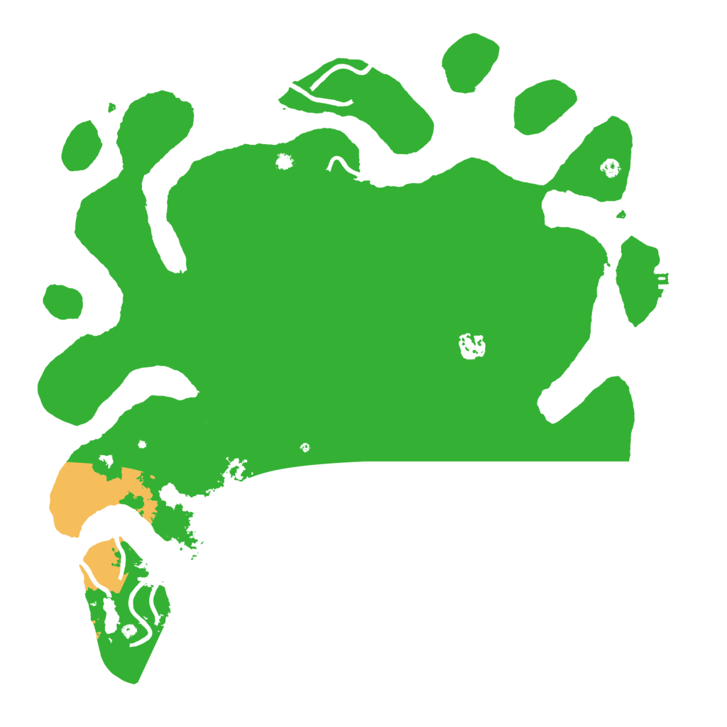 Biome Rust Map: Procedural Map, Size: 4000, Seed: 3564