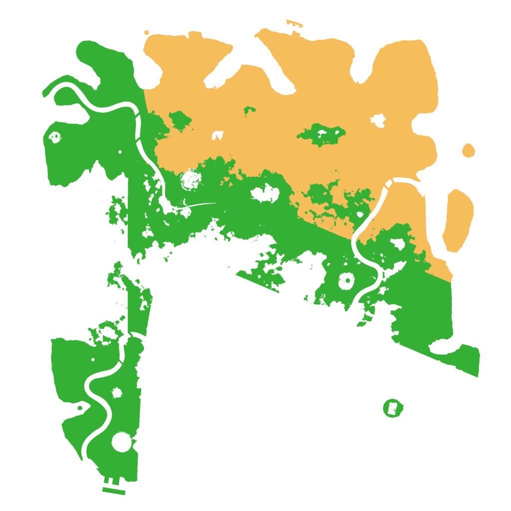Biome Rust Map: Procedural Map, Size: 4500, Seed: 157954816