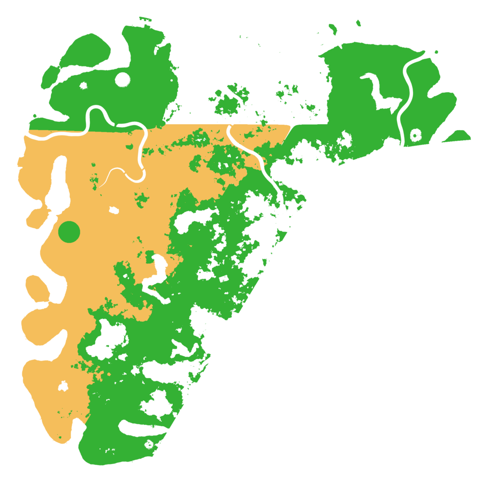 Biome Rust Map: Procedural Map, Size: 6000, Seed: 74630