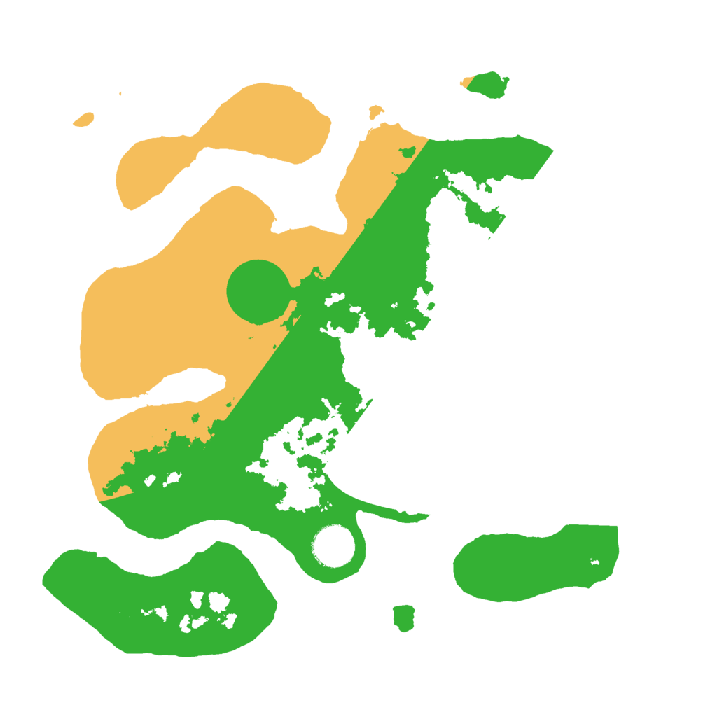 Biome Rust Map: Barren, Size: 3000, Seed: 641416