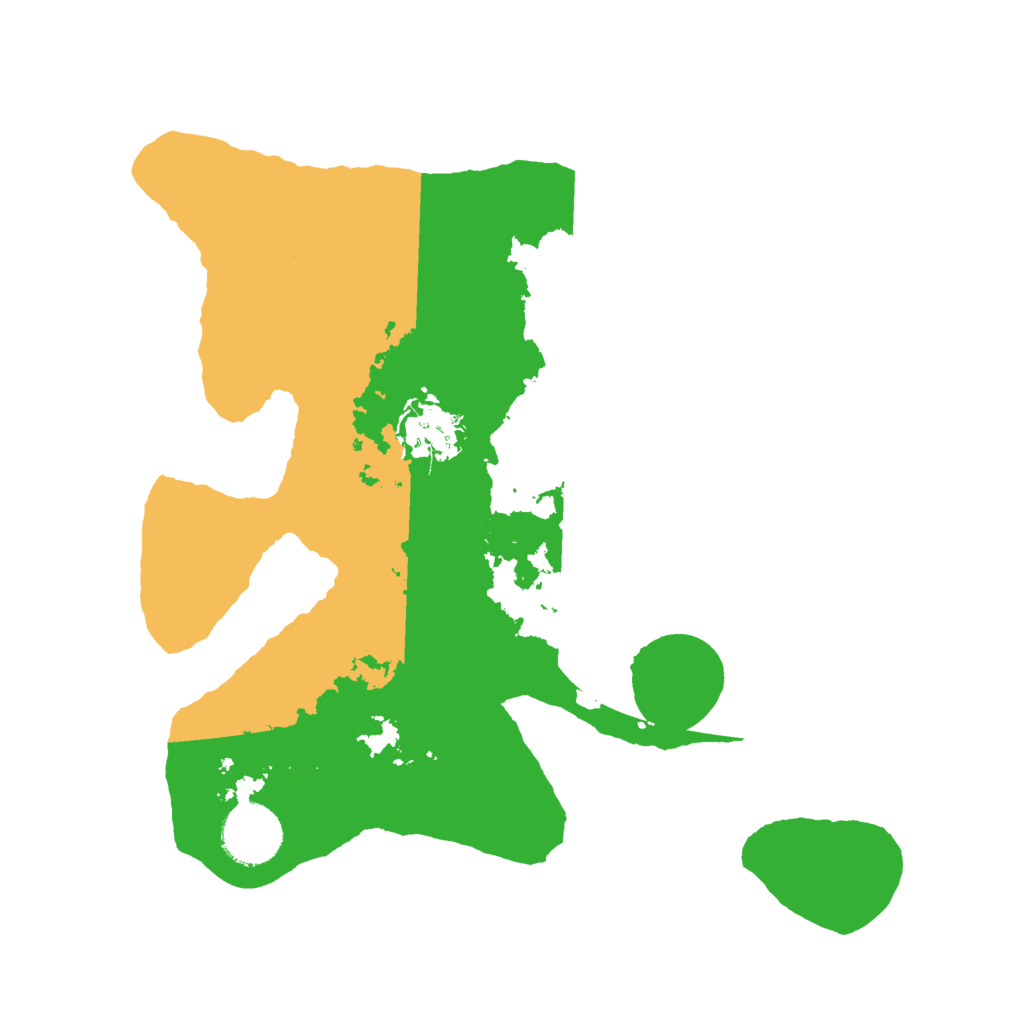 Biome Rust Map: Barren, Size: 3000, Seed: 730539