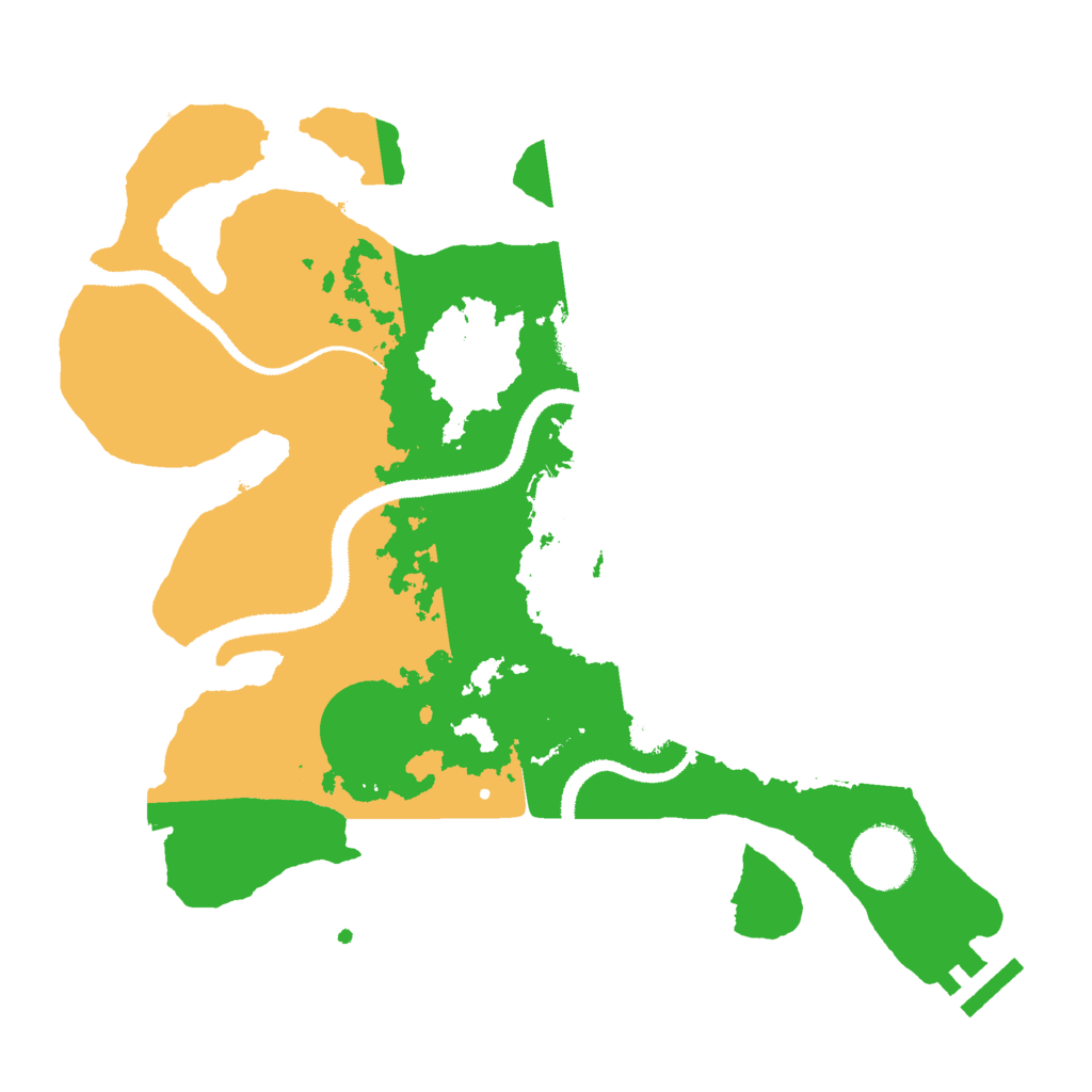 Biome Rust Map: Procedural Map, Size: 3000, Seed: 850050