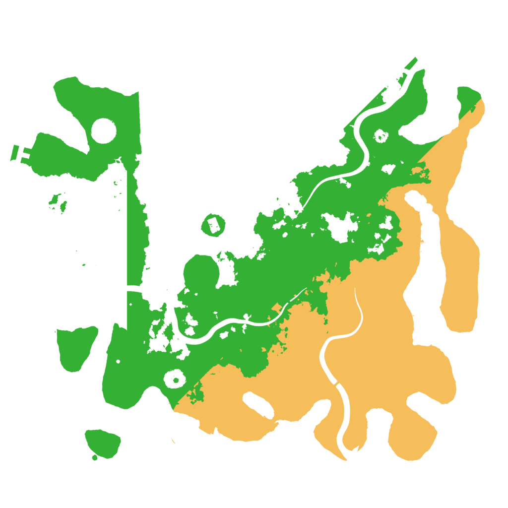 Biome Rust Map: Procedural Map, Size: 3750, Seed: 2000