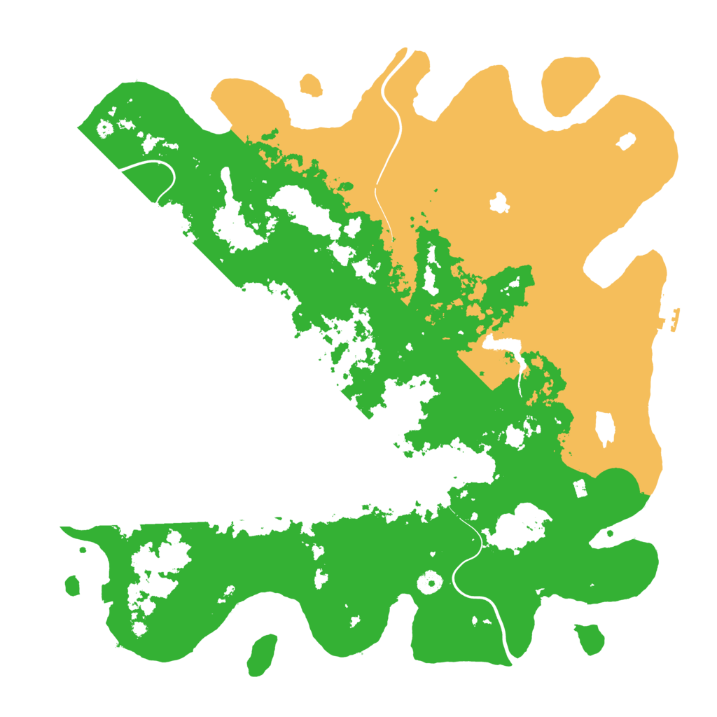 Biome Rust Map: Procedural Map, Size: 4500, Seed: 852078720