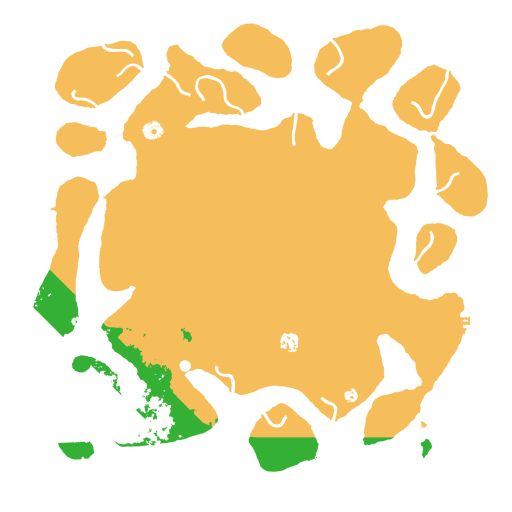 Biome Rust Map: Procedural Map, Size: 3999, Seed: 827