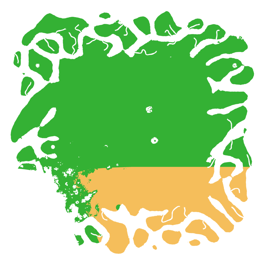 Biome Rust Map: Procedural Map, Size: 6000, Seed: 17753025