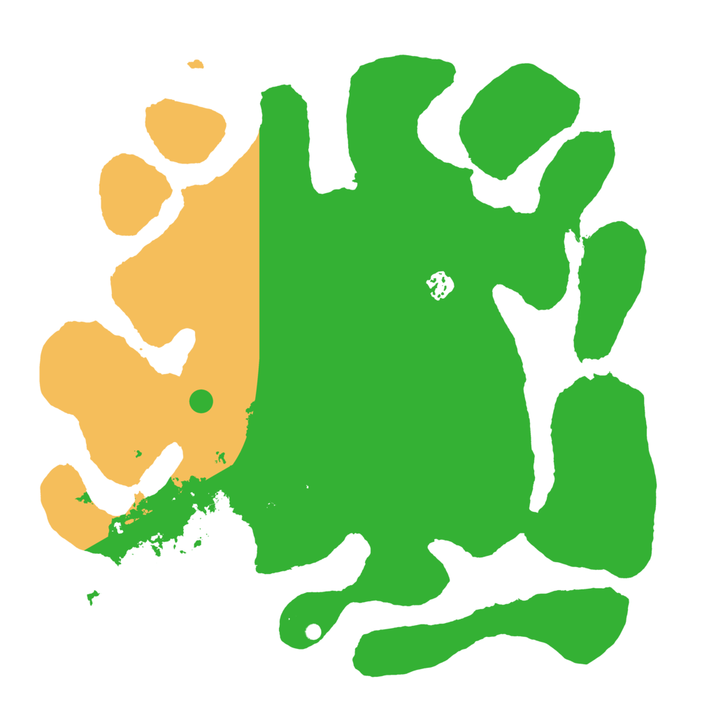 Biome Rust Map: Barren, Size: 4000, Seed: 938500