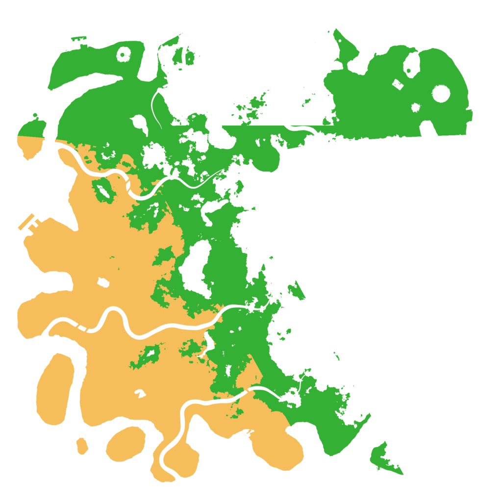 Biome Rust Map: Procedural Map, Size: 5000, Seed: 96503626