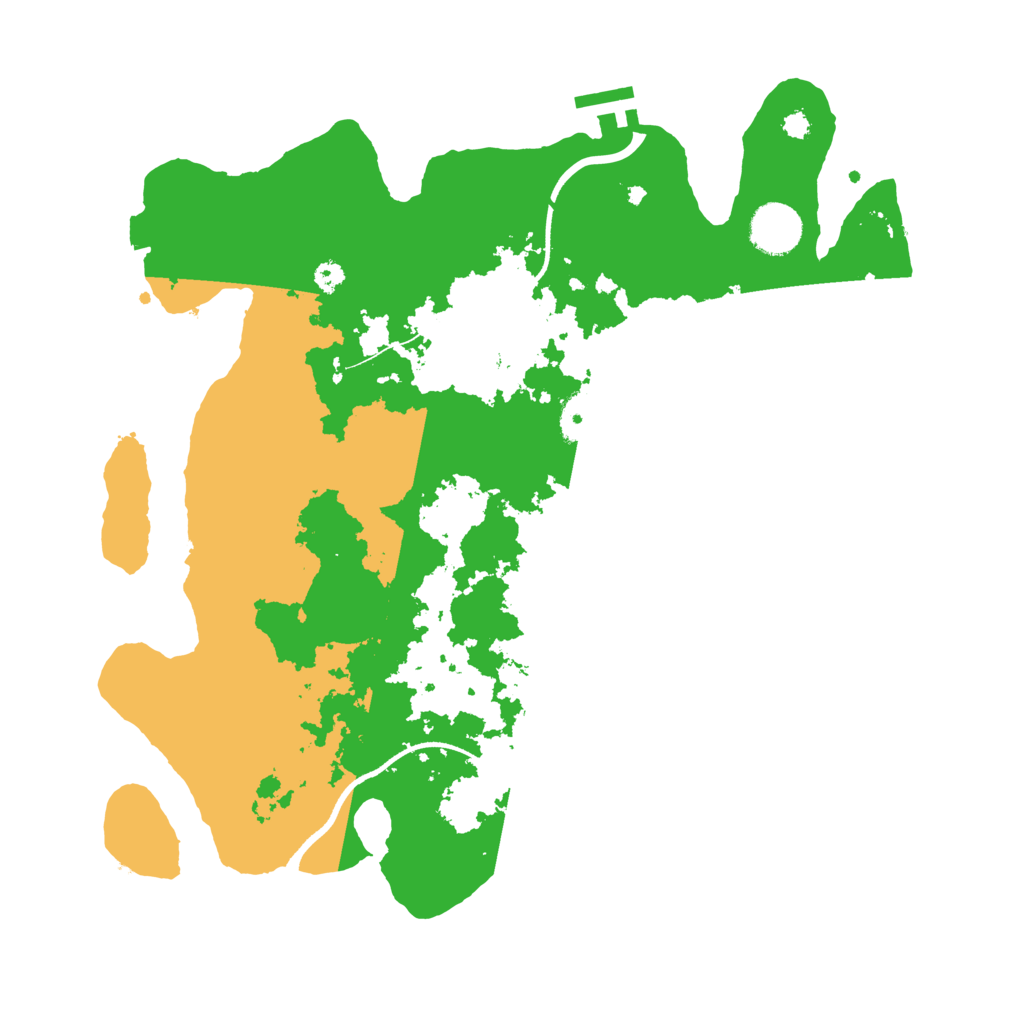 Biome Rust Map: Procedural Map, Size: 3500, Seed: 1557306454