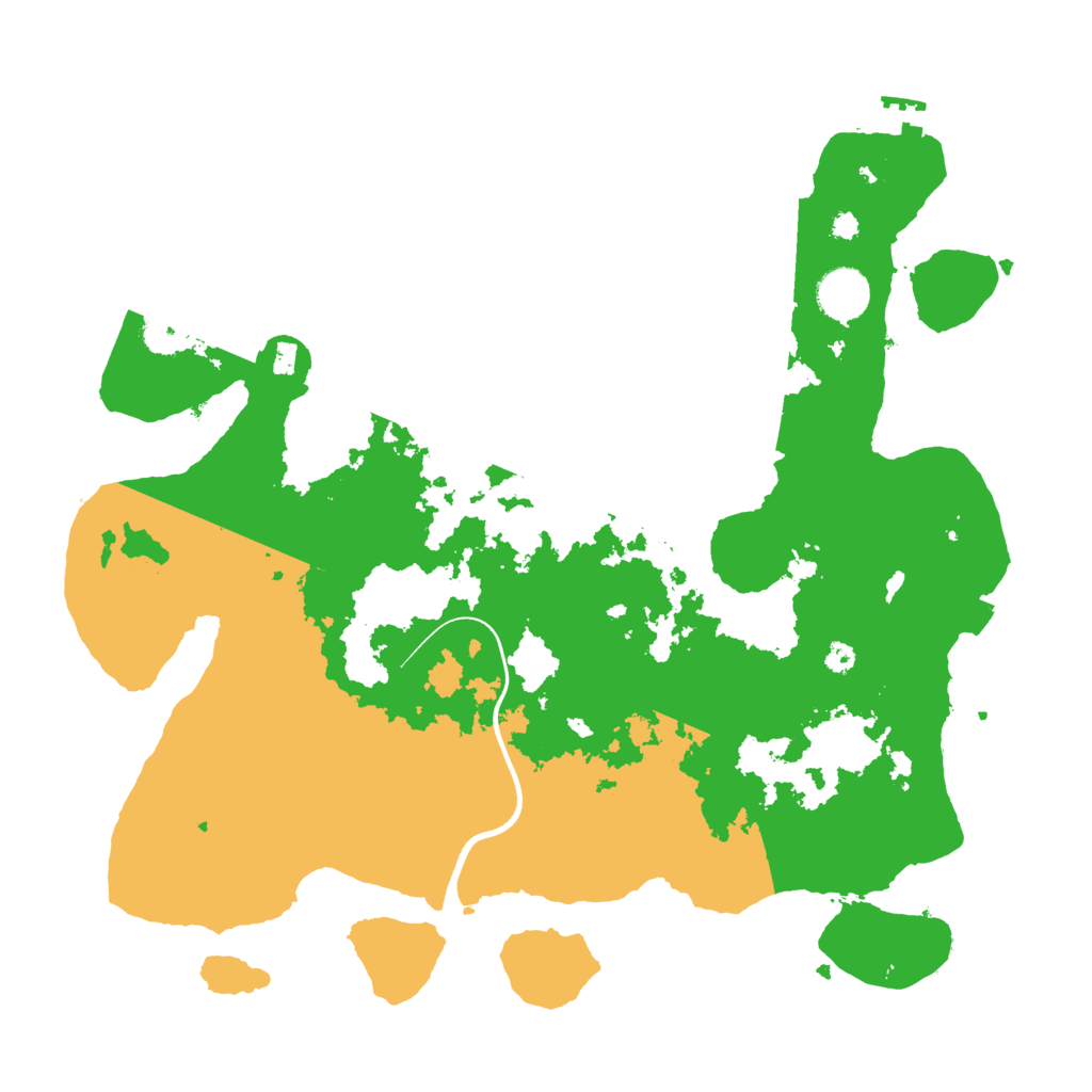 Biome Rust Map: Procedural Map, Size: 3650, Seed: 1196786332