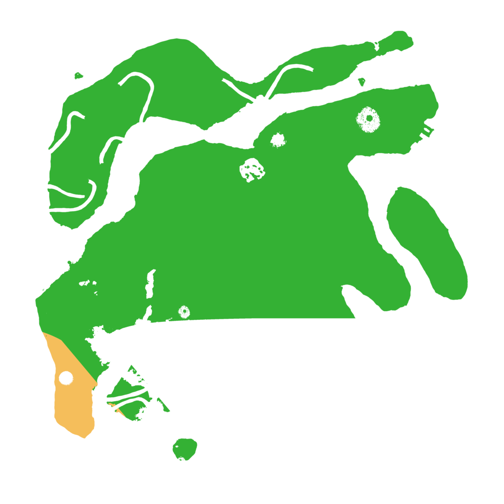 Biome Rust Map: Procedural Map, Size: 3200, Seed: 472313865