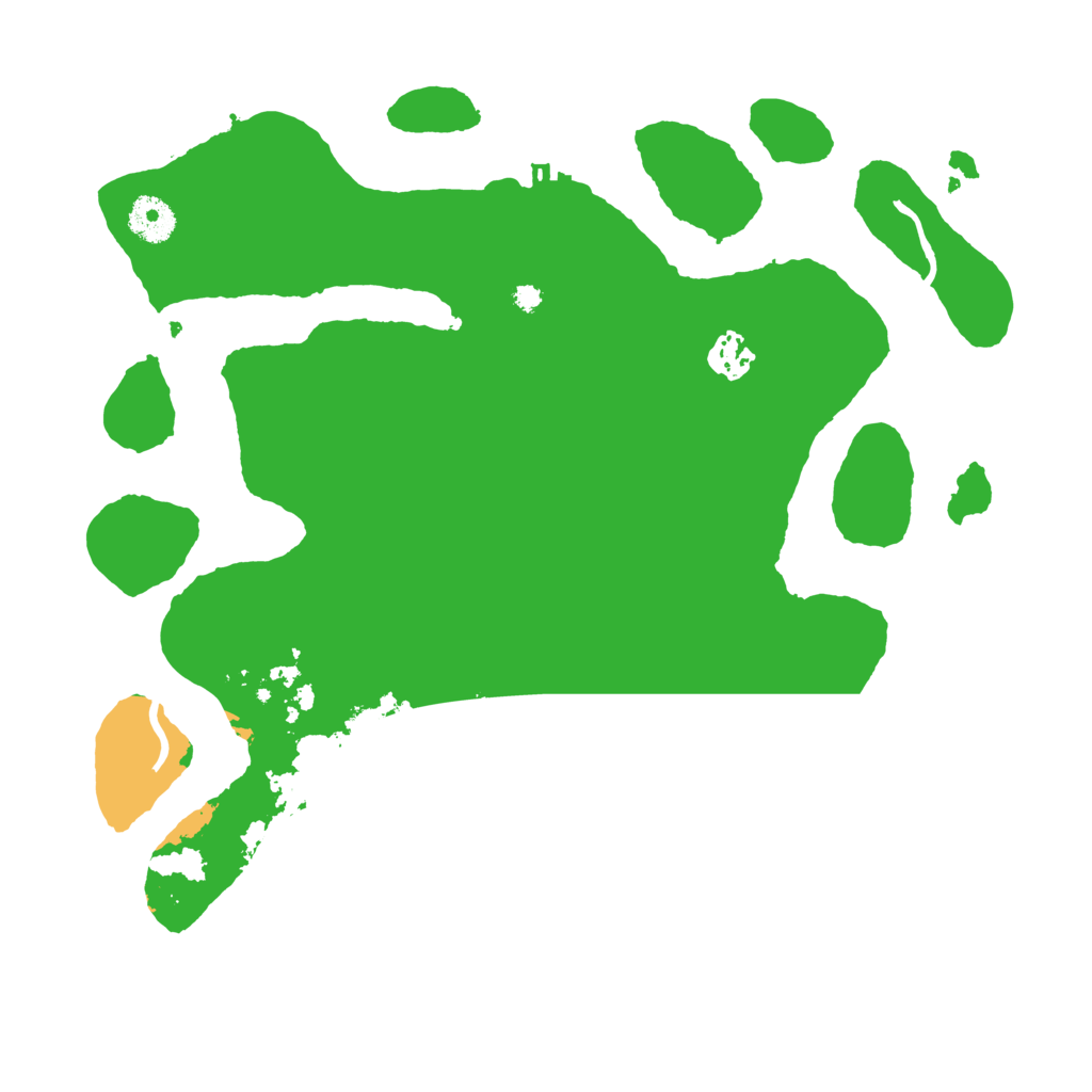 Biome Rust Map: Procedural Map, Size: 3600, Seed: 427341