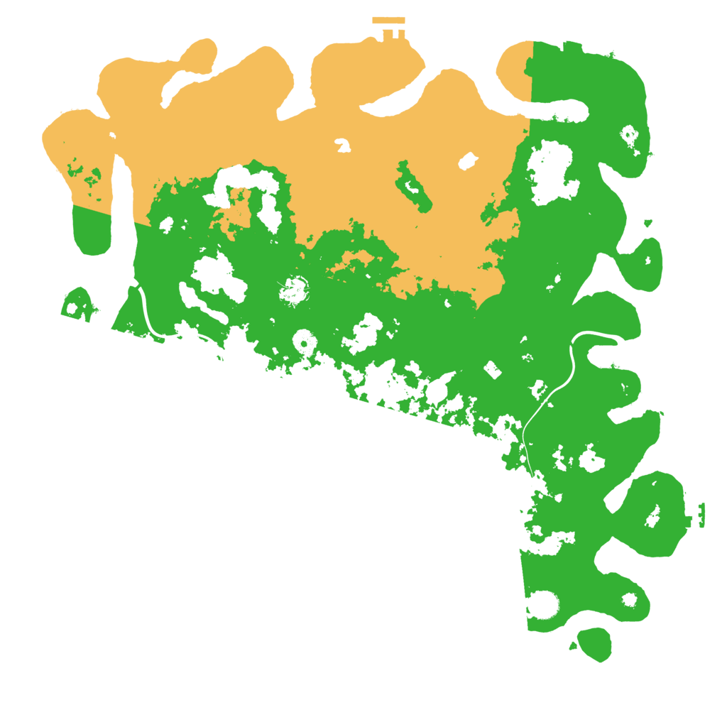 Biome Rust Map: Procedural Map, Size: 4500, Seed: 1929851426