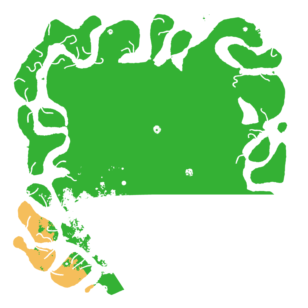 Biome Rust Map: Procedural Map, Size: 6000, Seed: 129334911