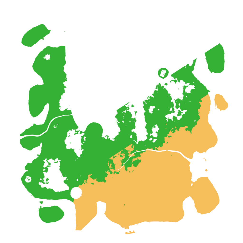 Biome Rust Map: Procedural Map, Size: 3800, Seed: 122516118