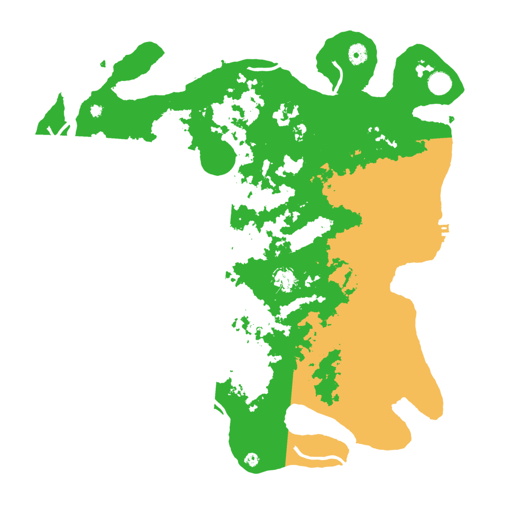 Biome Rust Map: Procedural Map, Size: 3800, Seed: 98979811