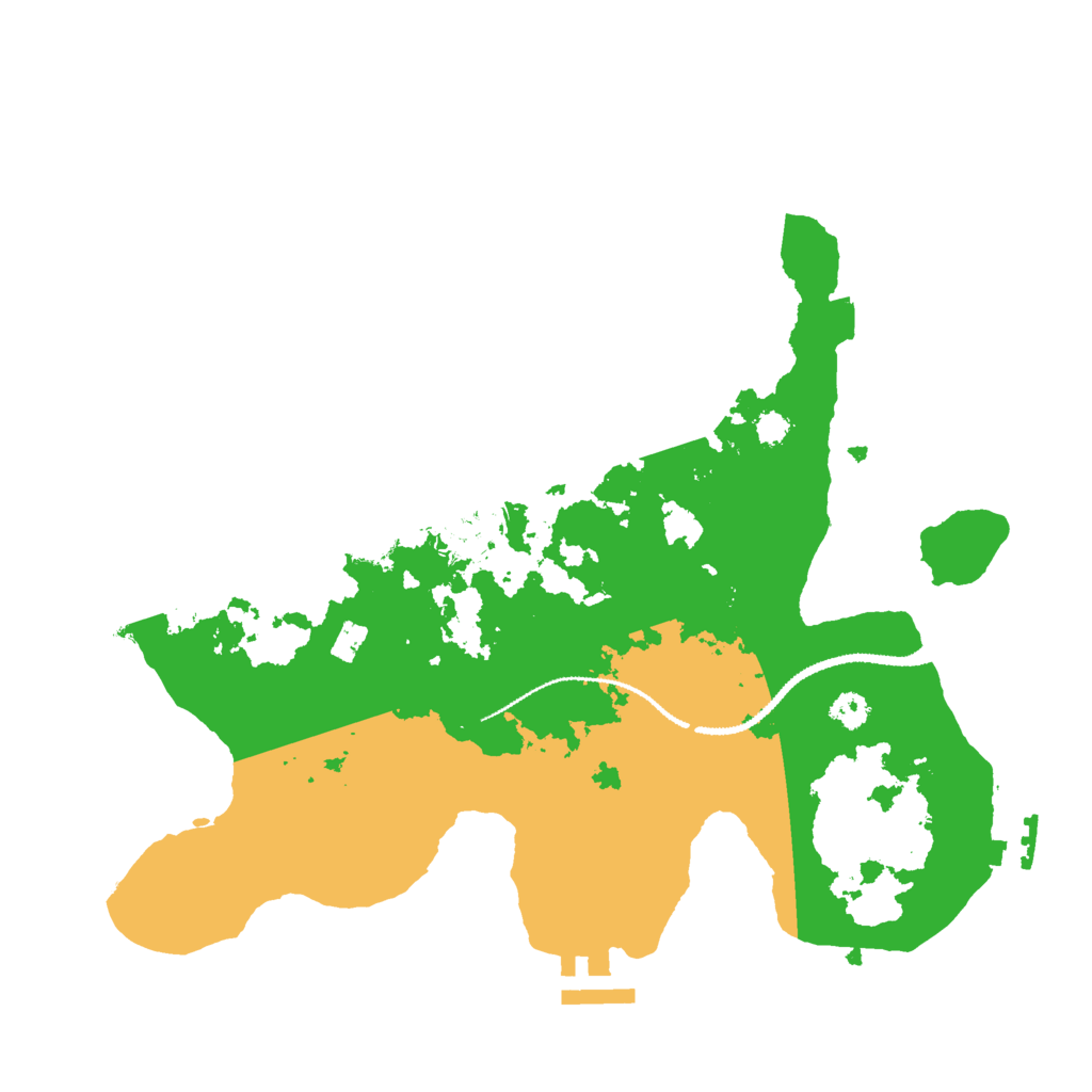 Biome Rust Map: Procedural Map, Size: 3000, Seed: 1559198250