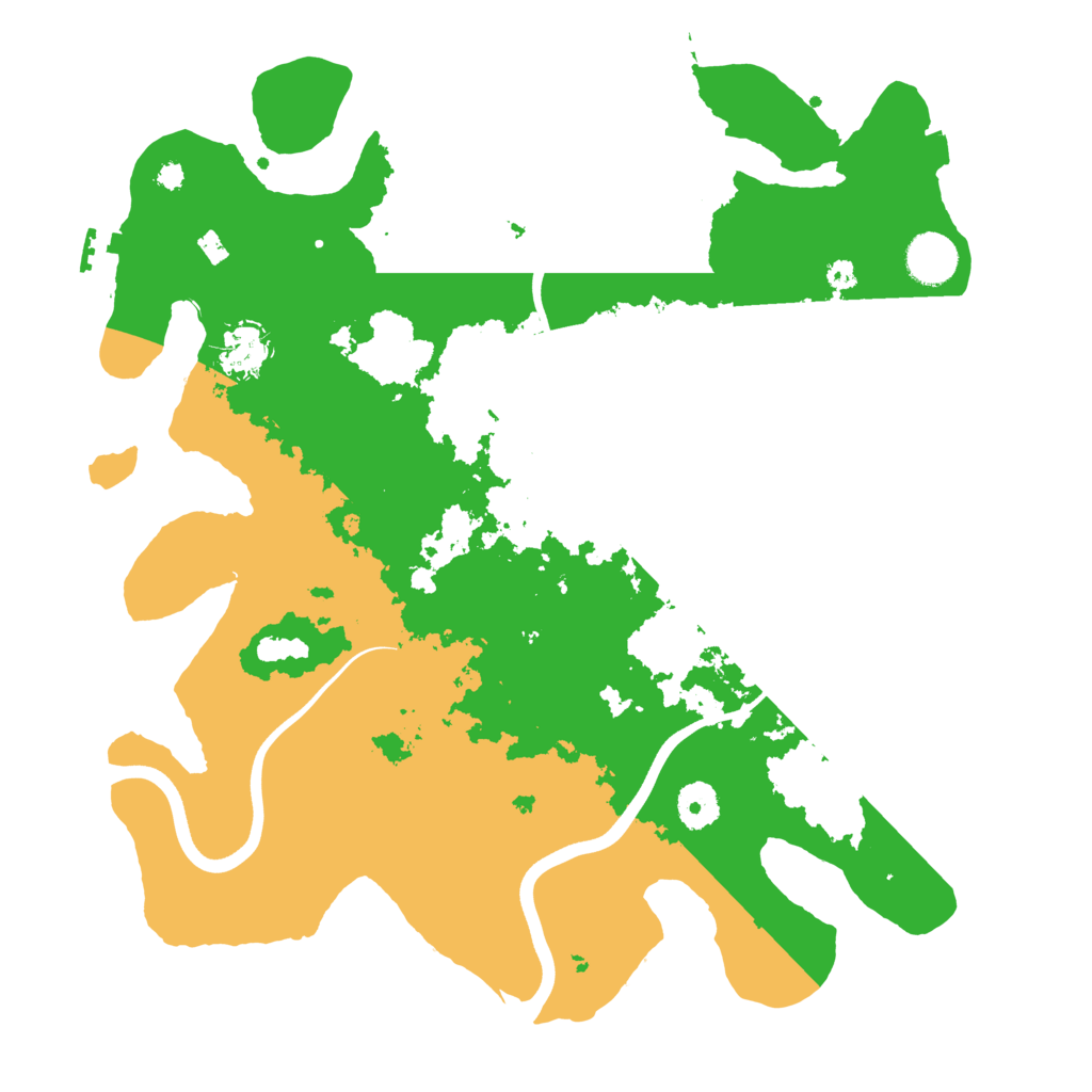 Biome Rust Map: Procedural Map, Size: 3700, Seed: 2052203403