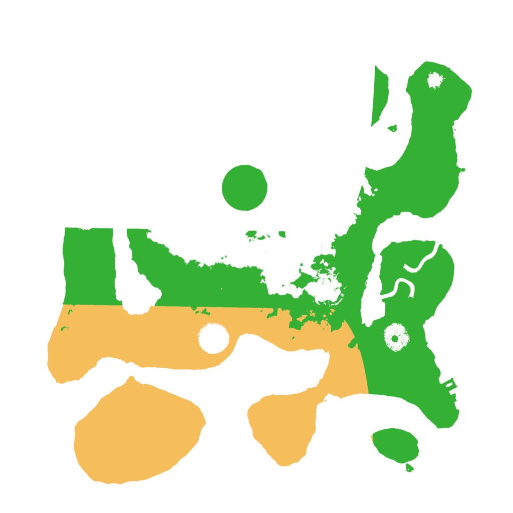 Biome Rust Map: Procedural Map, Size: 3000, Seed: 1158680350