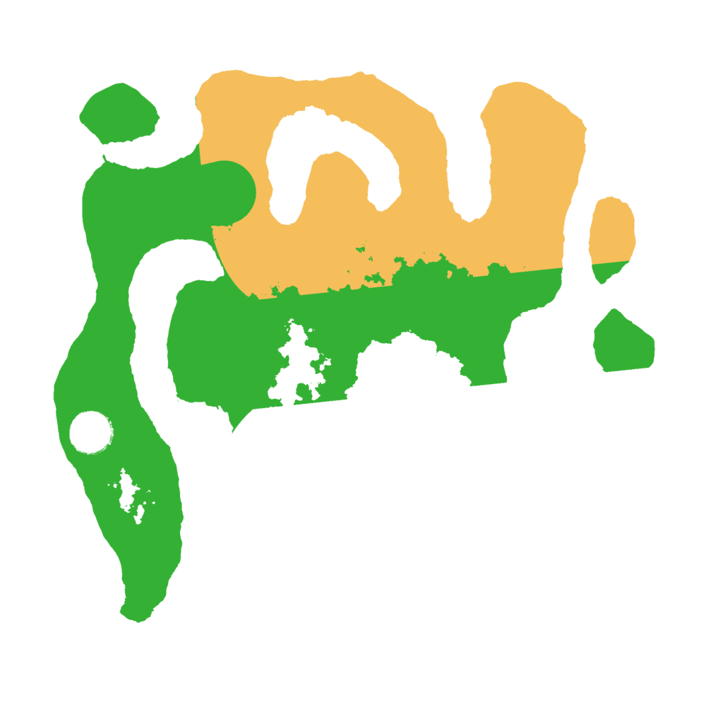 Biome Rust Map: Barren, Size: 3000, Seed: 13634162