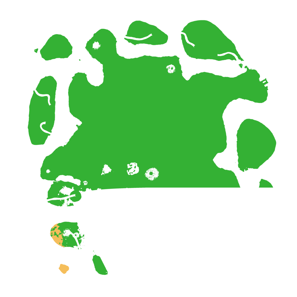 Biome Rust Map: Procedural Map, Size: 3500, Seed: 486016377