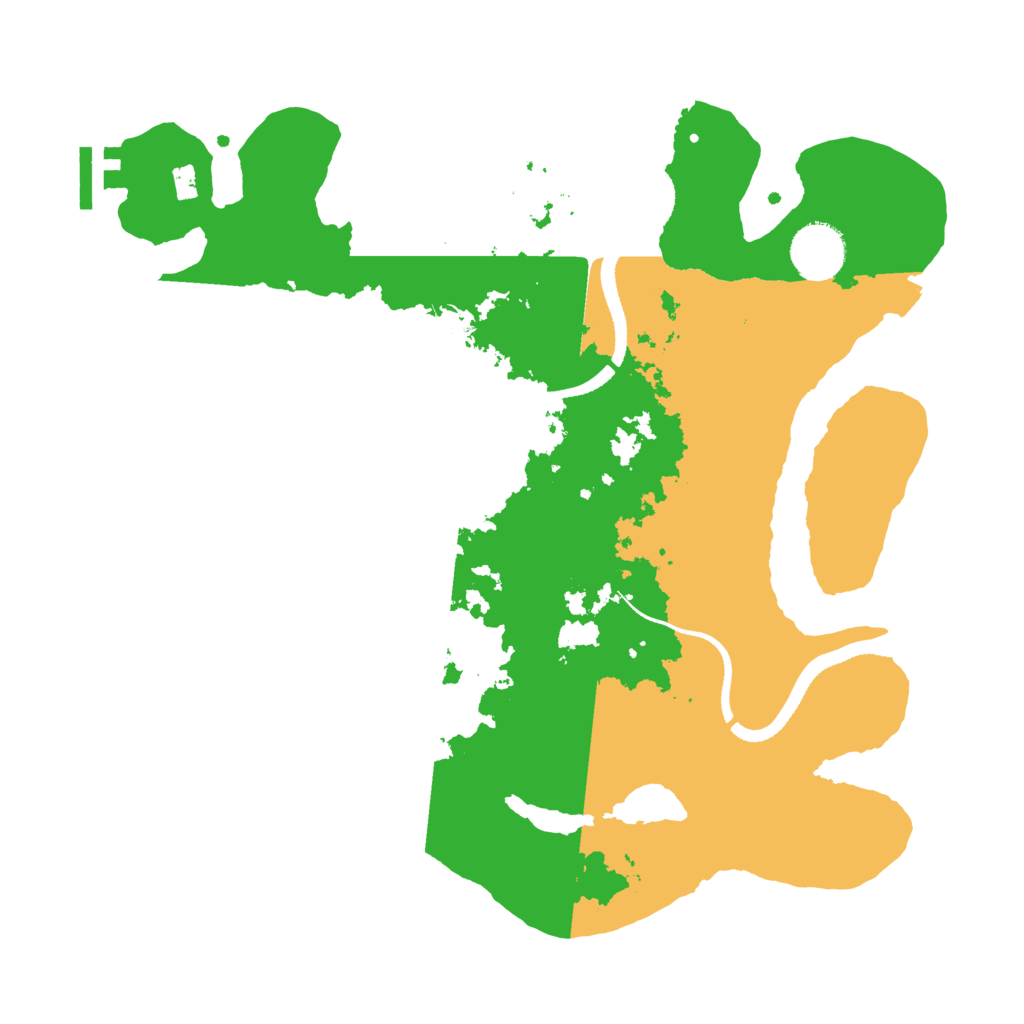 Biome Rust Map: Procedural Map, Size: 3300, Seed: 6534