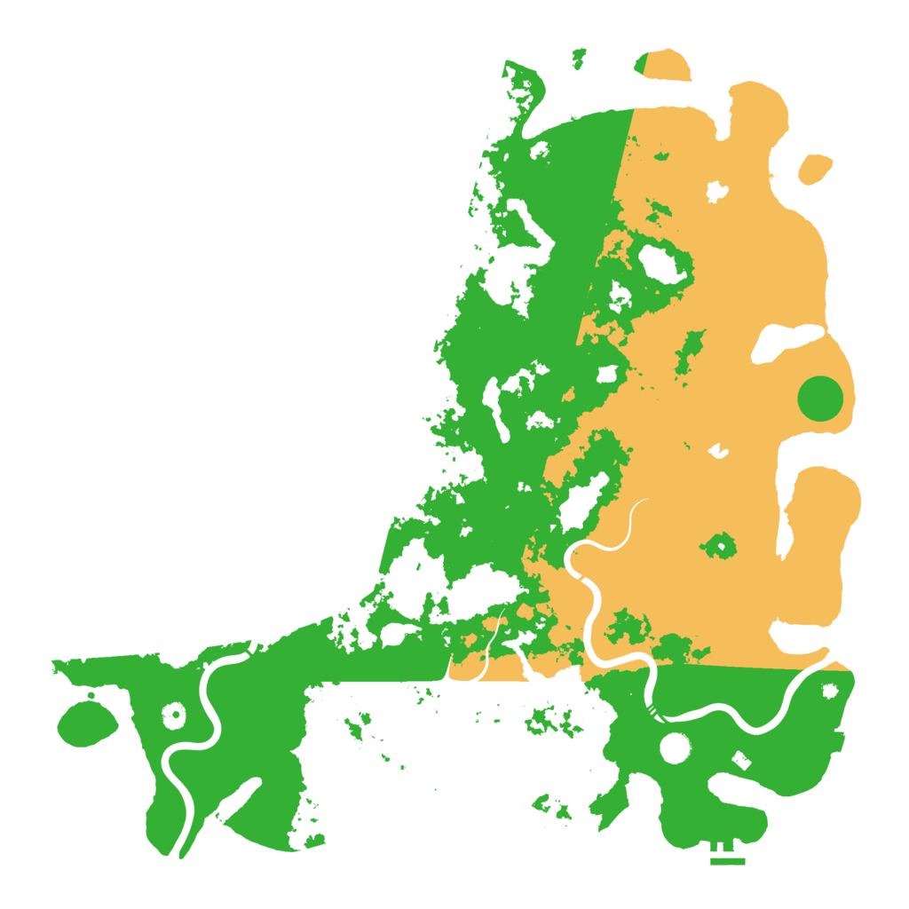 Biome Rust Map: Procedural Map, Size: 5250, Seed: 673428