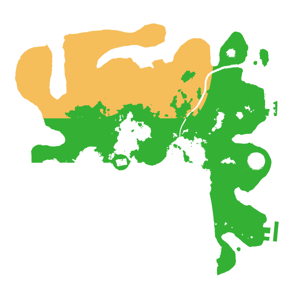 Biome Rust Map: Procedural Map, Size: 3000, Seed: 247839