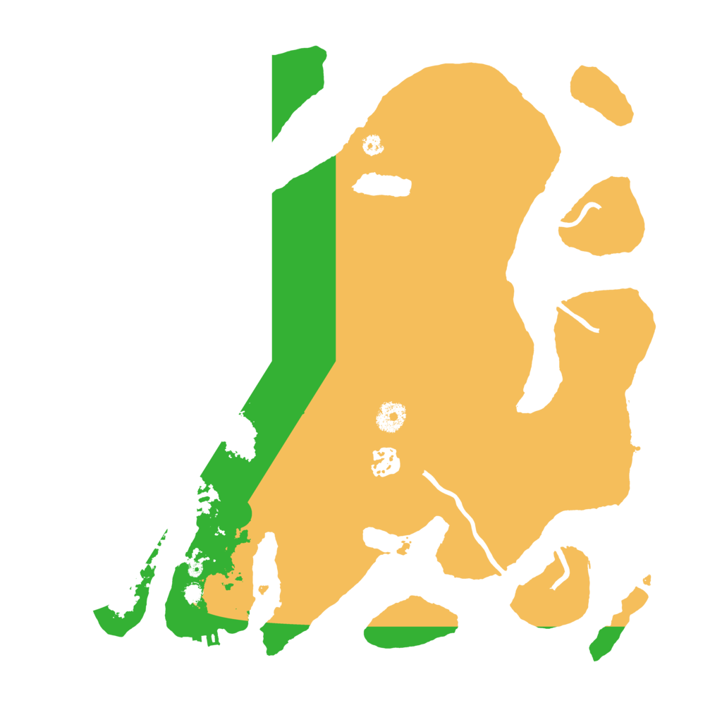 Biome Rust Map: Procedural Map, Size: 3600, Seed: 1112852827