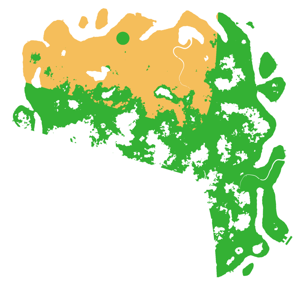 Biome Rust Map: Procedural Map, Size: 6000, Seed: 1929851426