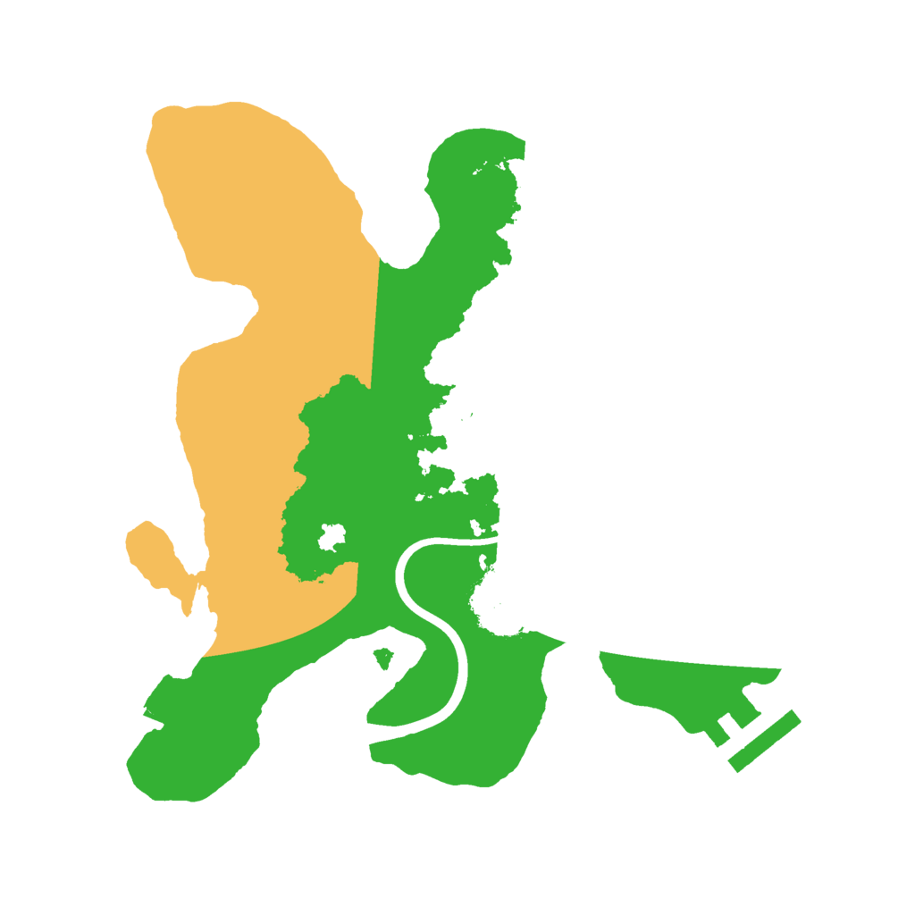 Biome Rust Map: Procedural Map, Size: 2250, Seed: 1231354