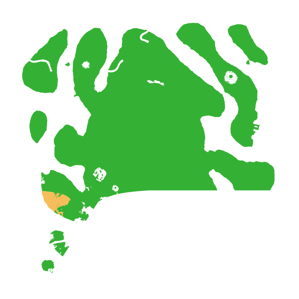 Biome Rust Map: Procedural Map, Size: 3500, Seed: 831957746