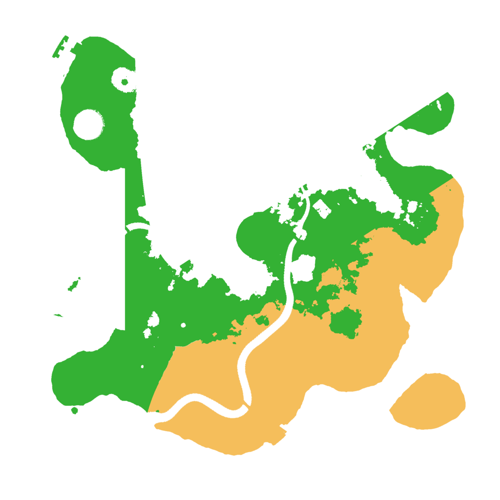 Biome Rust Map: Procedural Map, Size: 3000, Seed: 1082