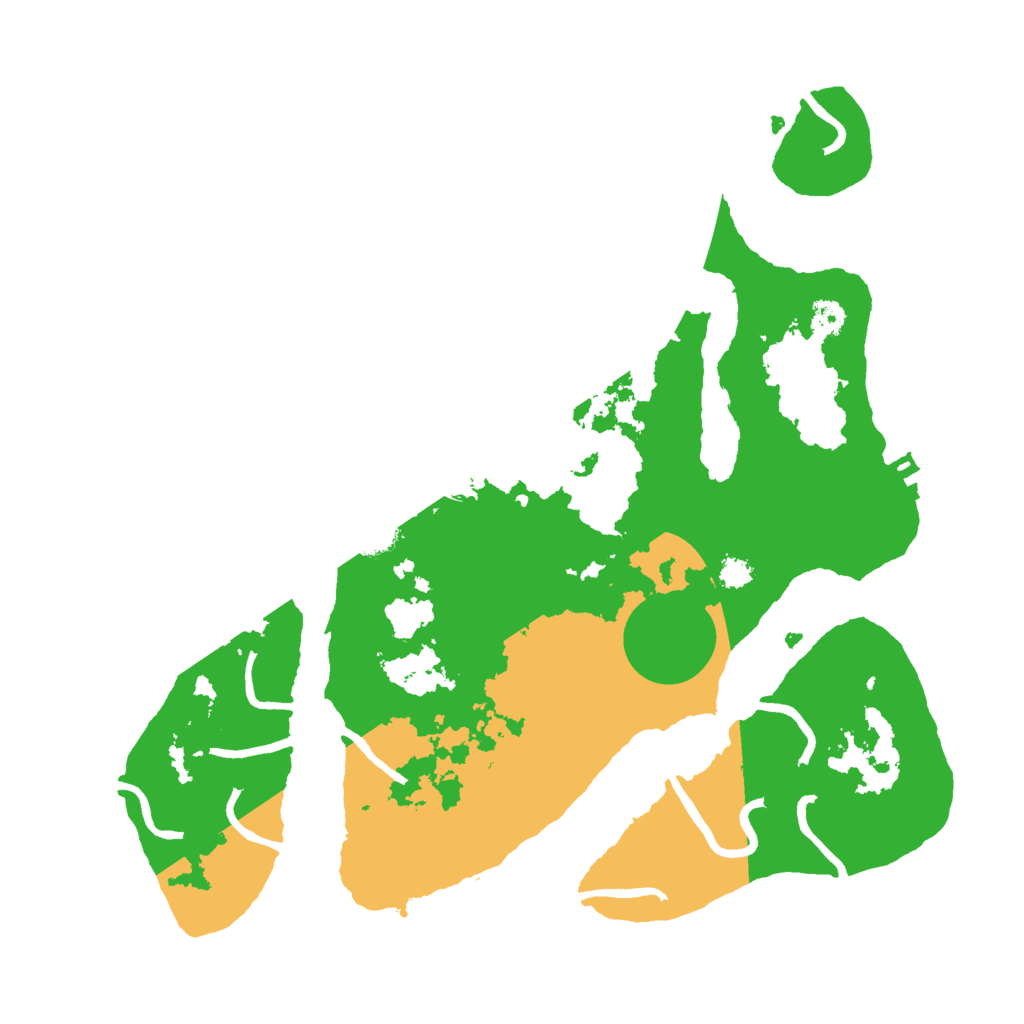 Biome Rust Map: Procedural Map, Size: 3000, Seed: 81826951