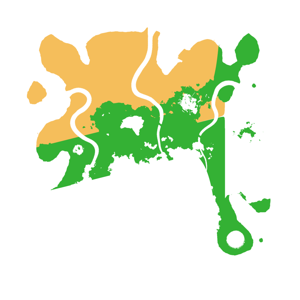 Biome Rust Map: Procedural Map, Size: 3000, Seed: 991934673