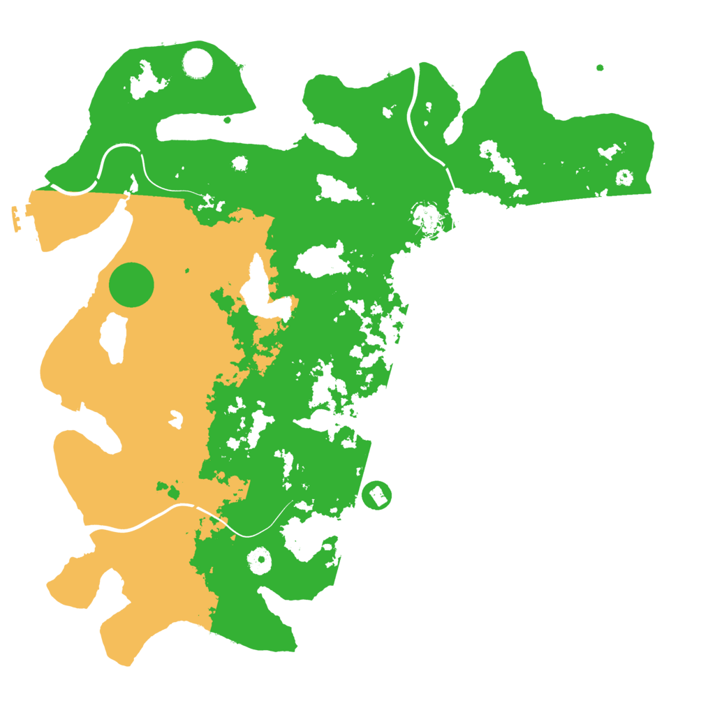 Biome Rust Map: Procedural Map, Size: 4200, Seed: 14