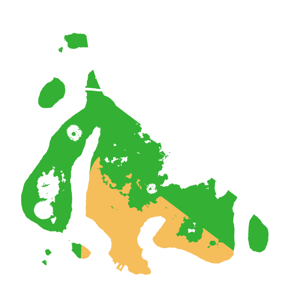 Biome Rust Map: Procedural Map, Size: 3000, Seed: 870885