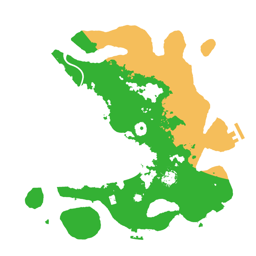 Biome Rust Map: Procedural Map, Size: 3000, Seed: 246130