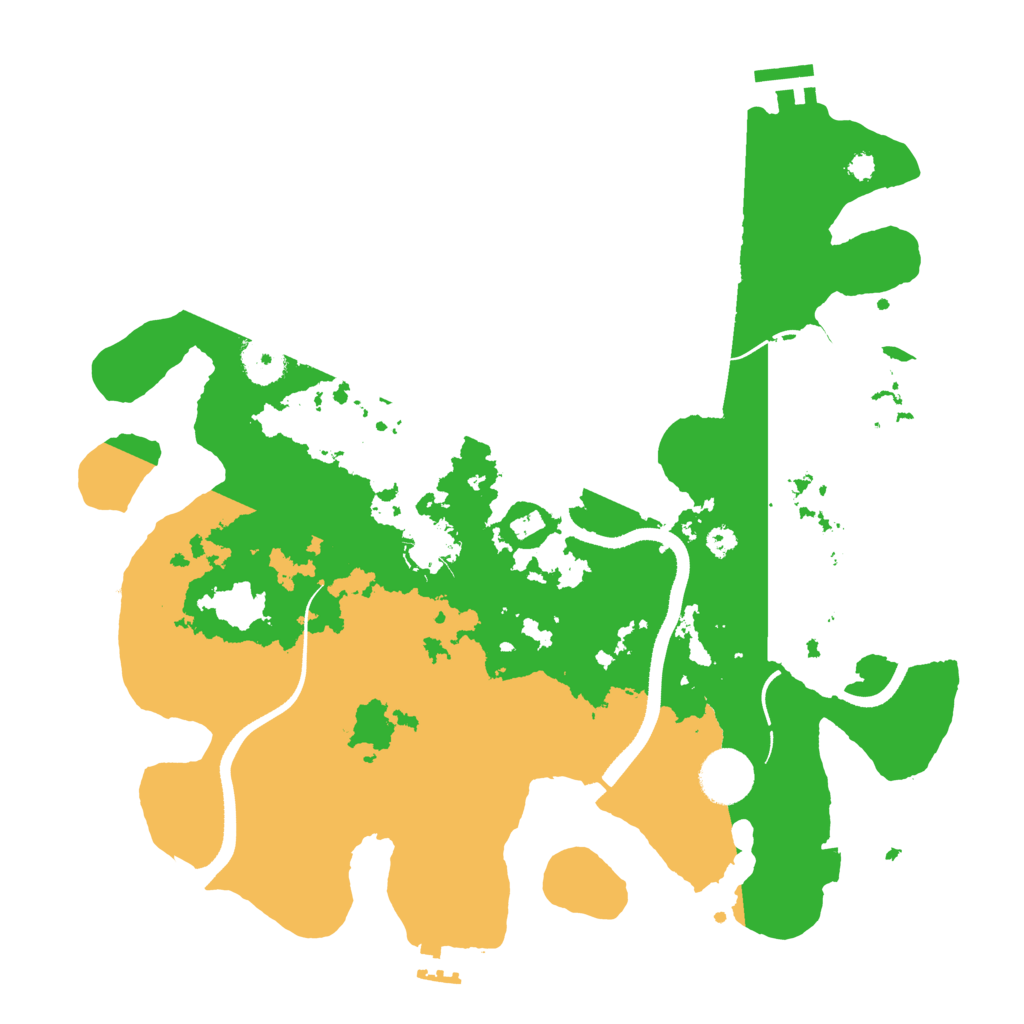 Biome Rust Map: Procedural Map, Size: 3500, Seed: 1689797217