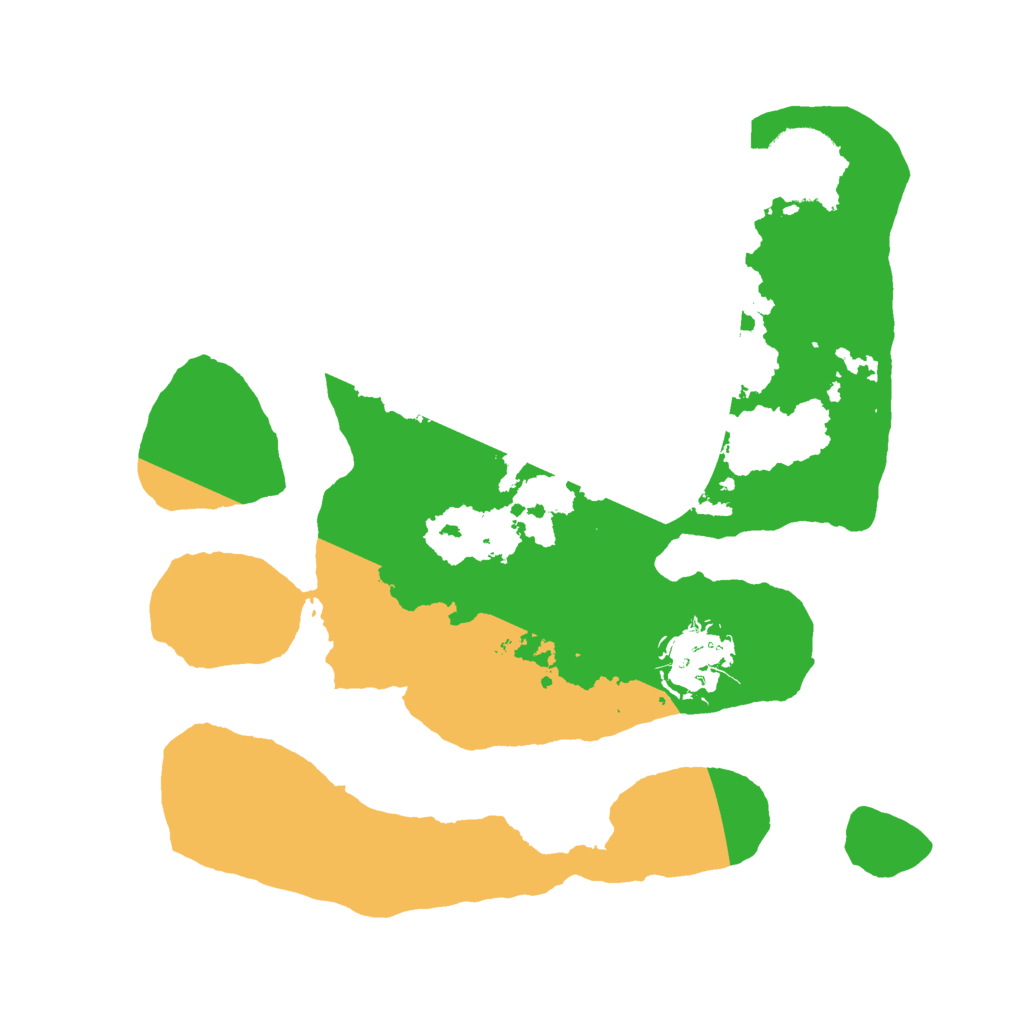 Biome Rust Map: Barren, Size: 2500, Seed: 909091