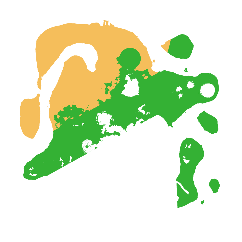 Biome Rust Map: Procedural Map, Size: 3000, Seed: 383489