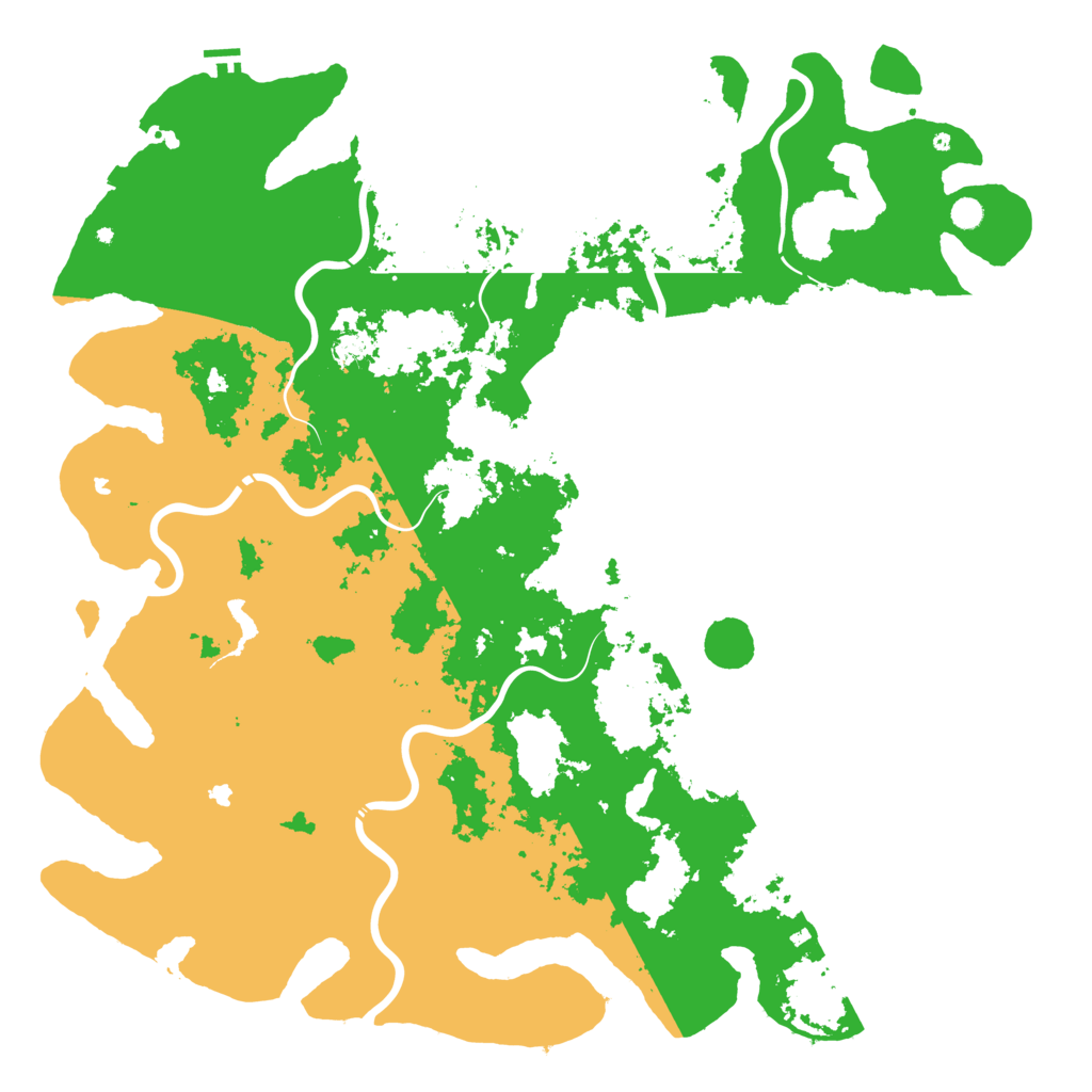 Biome Rust Map: Procedural Map, Size: 6000, Seed: 4337