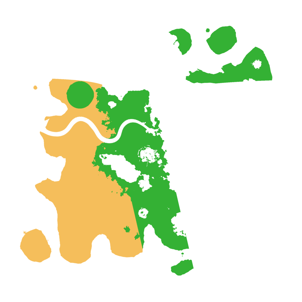 Biome Rust Map: Procedural Map, Size: 3100, Seed: 5378
