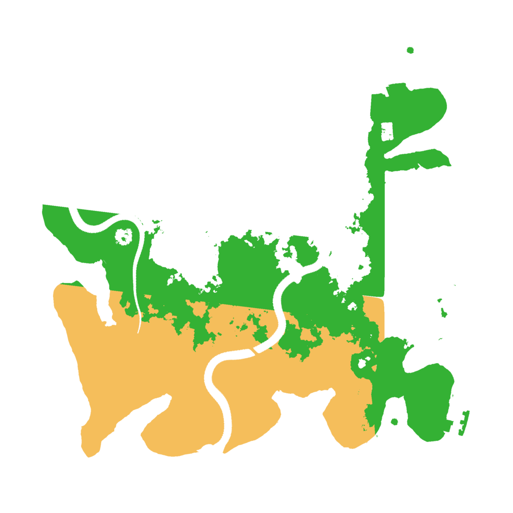 Biome Rust Map: Procedural Map, Size: 3000, Seed: 938764877