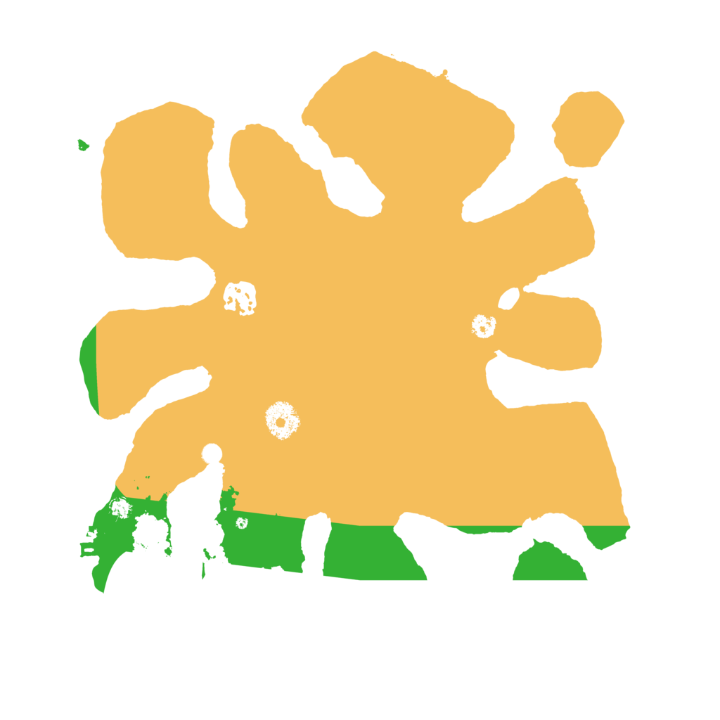 Biome Rust Map: Procedural Map, Size: 3100, Seed: 5381