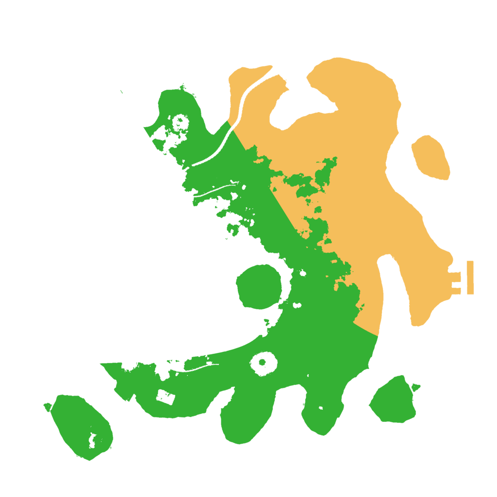 Biome Rust Map: Procedural Map, Size: 3000, Seed: 675145