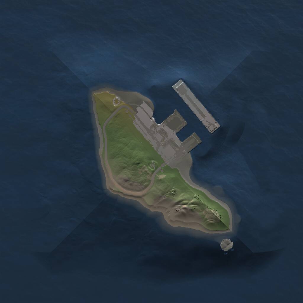 Rust Map: Procedural Map, Size: 1000, Seed: 7152001, 2 Monuments